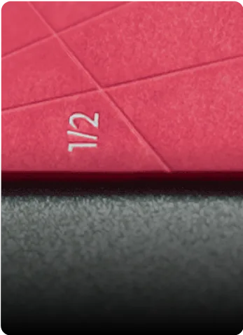 Embossed numbers on the spoon