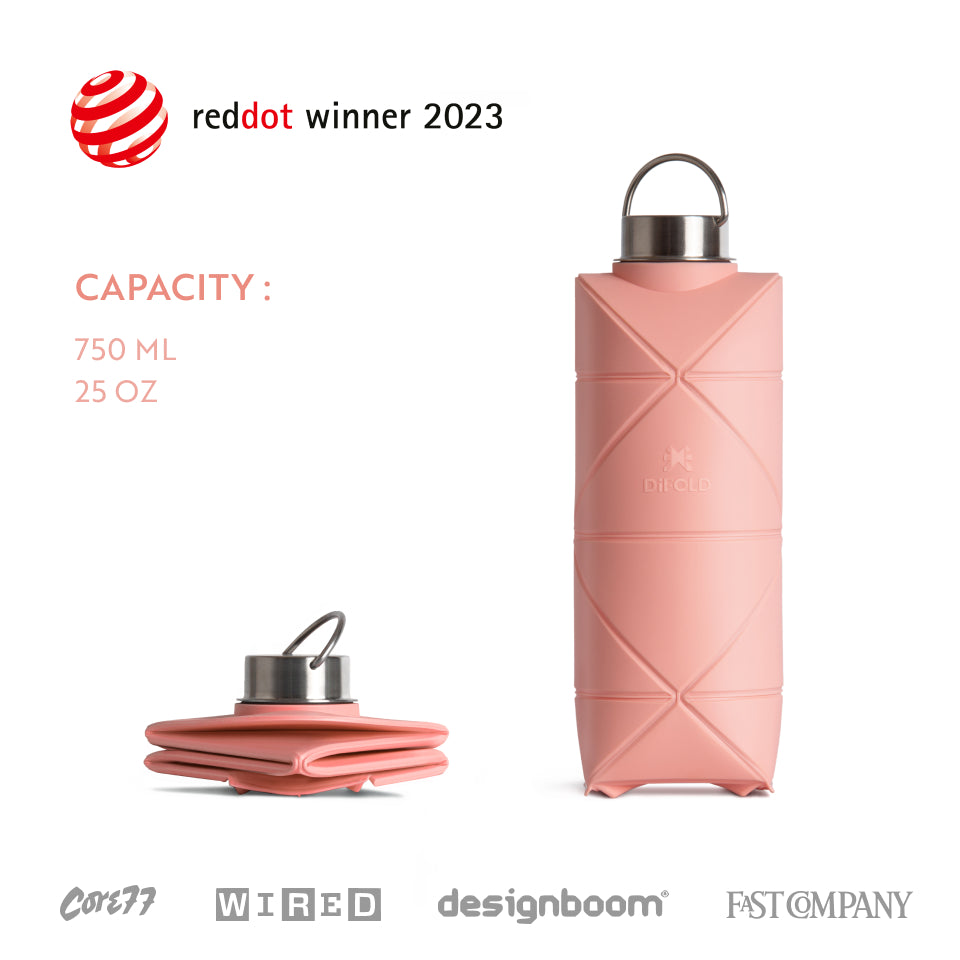 DiFOLD Origami Bottle in Pink Win