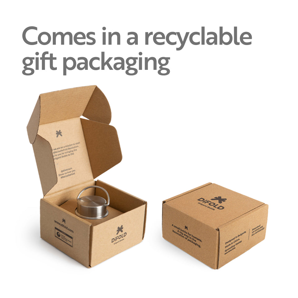 DiFOLD Origami Bottle gift packaging